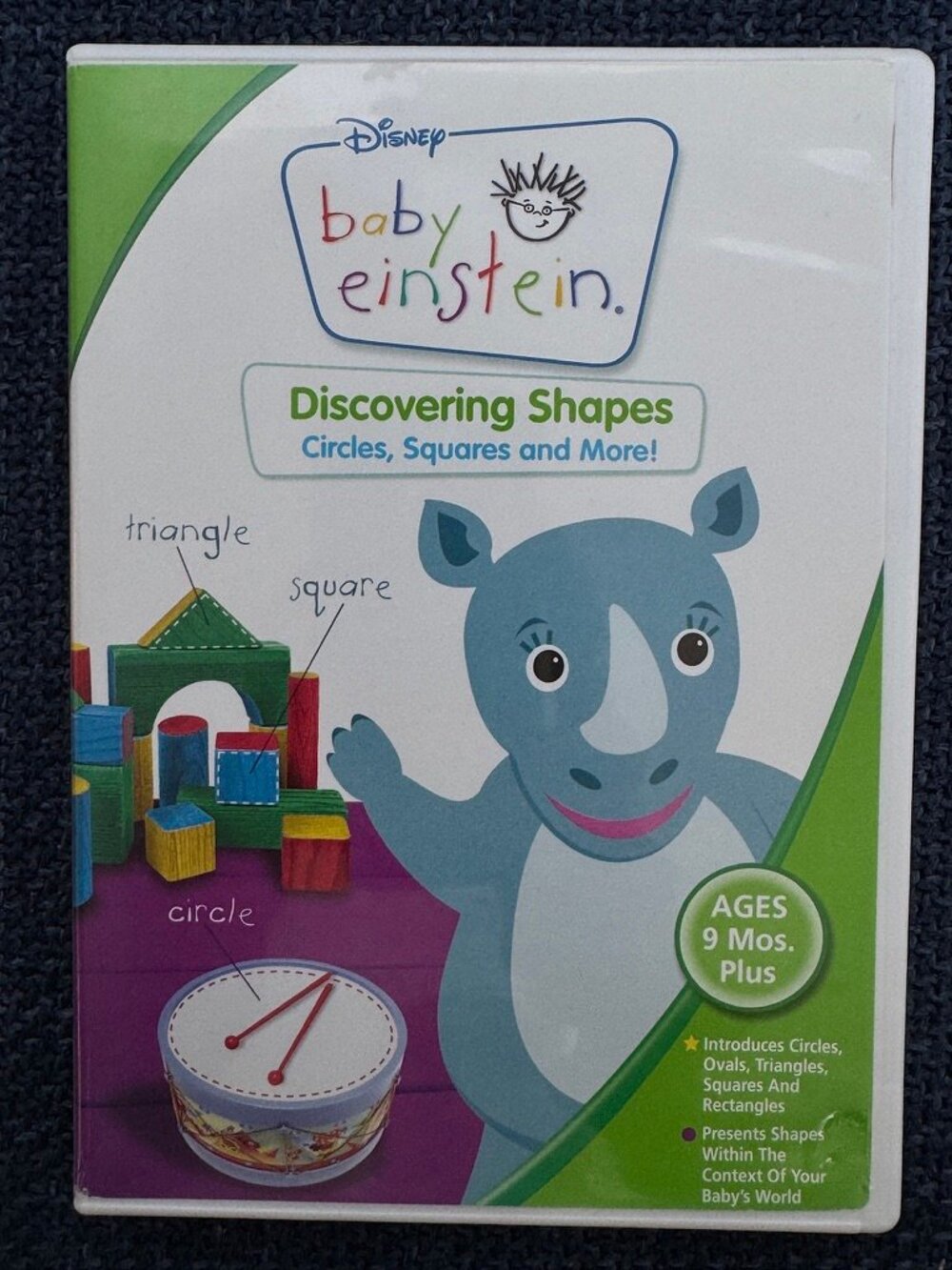 Baby Einstein DVD #24 DISCOVERING SHAPES Español Français
